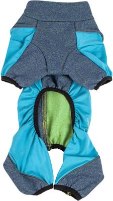 Show full view: Pet Life Active Chase Pacer Dog Hoodie, Light Blue & Blue, X-Large slide 5 of 6