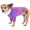 Show in main carousel: Pet Life Active Chewitt Wagassy 4-Way Stretch Performance Long Sleeve Dog T-Shirt, Lavender, X-Small slide 1 of 9