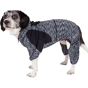 Pet Life Active Downward Dog Hoodie, Black, Large