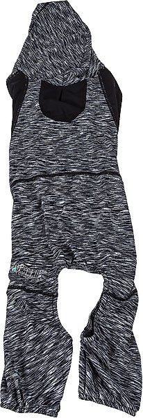 Show full view: Pet Life Active Downward Dog Hoodie, Black, Small slide 4 of 8