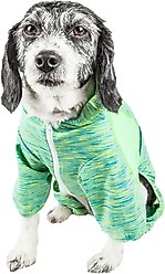Pet Life Active Downward Dog Hoodie, Green, X-Large slide 2 of 12