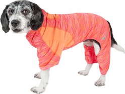 Pet Life Active Downward Dog Hoodie, Orange, Medium