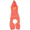 Show in main carousel: Pet Life Active Downward Dog Hoodie, Orange, Medium slide 4 of 7