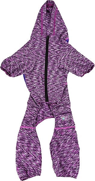Show full view: Pet Life Active Downward Dog Hoodie, Purple, X-Small slide 5 of 8