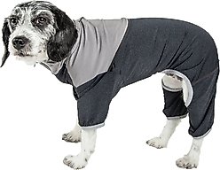 Pet Life Active Embarker Dog Shirt, Black/Grey, Large