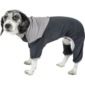Pet Life Active Embarker Dog Shirt, Black/Grey, Large