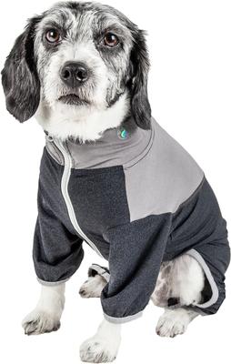 Show full view: Pet Life Active Embarker Dog Shirt, Black/Grey, X-Small slide 3 of 8