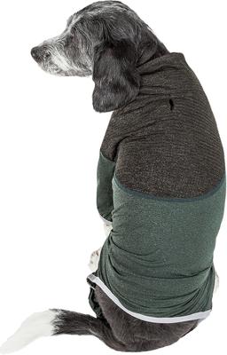 Show full view: Pet Life Active Embarker Dog Shirt, Hunter Green, Medium slide 4 of 8