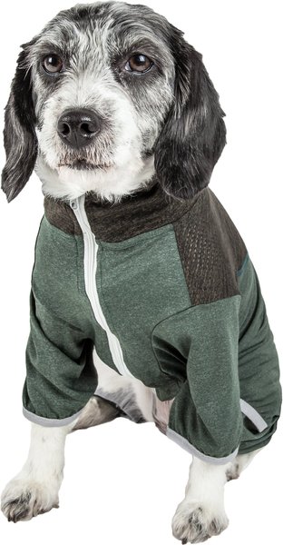 Show full view: Pet Life Active Embarker Dog Shirt, Hunter Green, X-Large slide 3 of 8