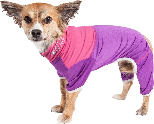 Show full view: Pet Life Active Embarker Dog Shirt, Lavendar / Pink, X-Small slide 1 of 8