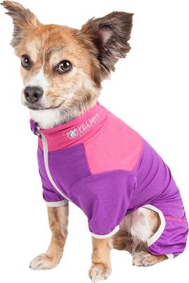 Show full view: Pet Life Active Embarker Dog Shirt, Lavendar / Pink, X-Small slide 3 of 8
