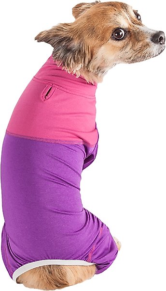 Show full view: Pet Life Active Embarker Dog Shirt, Lavendar / Pink, X-Small slide 4 of 8