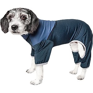 Pet Life Active Embarker Dog Shirt, Teal / Navy, Small