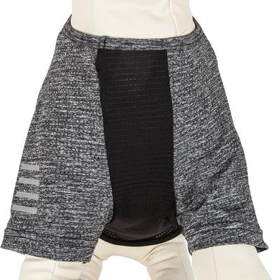 Show full view: Pet Life Active Hybreed 4-Way Stretch Two-Toned Performance Dog T-Shirt, Black/Grey, Medium slide 8 of 9