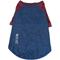 Show in main carousel: Pet Life Active Hybreed 4-Way Stretch Two-Toned Performance Dog T-Shirt, Blue/Maroon, Small slide 4 of 10