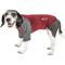 Show in main carousel: Pet Life Active Hybreed 4-Way Stretch Two-Toned Performance Dog T-Shirt, Maroon/Grey, Small slide 1 of 10