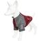 Show in main carousel: Pet Life Active Hybreed 4-Way Stretch Two-Toned Performance Dog T-Shirt, Maroon/Grey, X-Large slide 6 of 10