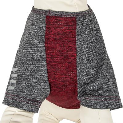 Show full view: Pet Life Active Hybreed 4-Way Stretch Two-Toned Performance Dog T-Shirt, Maroon/Grey, X-Large slide 9 of 10
