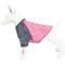 Show in main carousel: Pet Life Active Hybreed 4-Way Stretch Two-Toned Performance Dog T-Shirt, Pink/Navy, Large slide 7 of 10