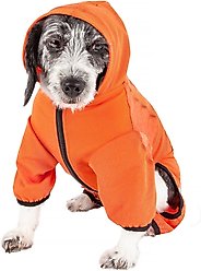 Pet Life Active Pawsterity Dog Hoodie, Orange, X-Small