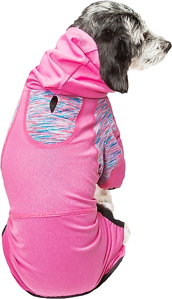 Show full view: Pet Life Active Pawsterity Dog Hoodie, Pink, Large slide 3 of 6