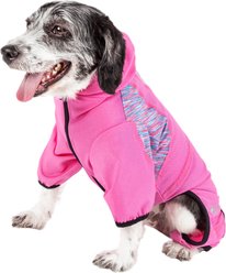 Pet Life Active Pawsterity Dog Hoodie, Pink, Medium slide 2 of 6
