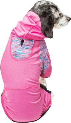 Show full view: Pet Life Active Pawsterity Dog Hoodie, Pink, Small slide 3 of 6
