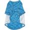 Show in main carousel: Pet Life Active Warf Speed Heathered Ultra-Stretch Sporty Performance Dog T-Shirt, Blue Heather/White, Large slide 5 of 9