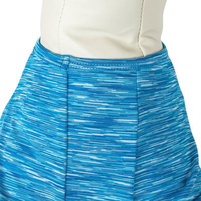 Show full view: Pet Life Active Warf Speed Heathered Ultra-Stretch Sporty Performance Dog T-Shirt, Blue Heather/White, Large slide 8 of 9