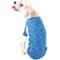 Show in main carousel: Pet Life Active Warf Speed Heathered Ultra-Stretch Sporty Performance Dog T-Shirt, Blue Heather/White, Medium slide 2 of 9