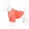 Show in main carousel: Pet Life Active Warf Speed Heathered Ultra-Stretch Sporty Performance Dog T-Shirt, Neon Orange Heather/Pink, Medium slide 7 of 10