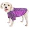 Show in main carousel: Pet Life Active Warf Speed Heathered Ultra-Stretch Sporty Performance Dog T-Shirt, Purple Heather/Purple, X-Large slide 1 of 9