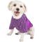 Show in main carousel: Pet Life Active Warf Speed Heathered Ultra-Stretch Sporty Performance Dog T-Shirt, Purple Heather/Purple, X-Large slide 3 of 9