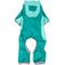 Show in main carousel: Pet Life Active Warm-Pup Dog Hoodie, Aqua Green & Green, X-Large slide 4 of 6