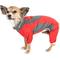 Show in main carousel: Pet Life Active Warm-Pup Dog Hoodie, Black / Red, Small slide 1 of 6