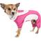 Show in main carousel: Pet Life Active Warm-Pup Dog Hoodie, Hot Pink / Light Pink, Medium slide 1 of 6