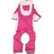 Show in main carousel: Pet Life Active Warm-Pup Dog Hoodie, Hot Pink / Light Pink, Medium slide 4 of 6