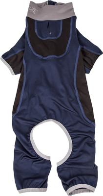 Show full view: Pet Life Active Warm-Pup Dog Hoodie, Navy / Black, X-Small slide 5 of 7