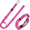 Show in main carousel: Pet Life Advent Outdoor Series 3M Reflective 2-in-1 Durable Martingale Training Dog Leash & Collar, Pink, Large slide 1 of 5
