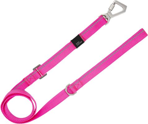 Show full view: Pet Life Advent Outdoor Series 3M Reflective 2-in-1 Durable Martingale Training Dog Leash & Collar, Pink, Medium slide 2 of 5