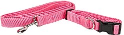 Pet Life Aero Mesh 2-In-1 Dual Sided Mesh Dog Leash & Collar, Pink, Small