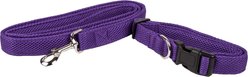 Pet Life Aero Mesh 2-In-1 Dual Sided Mesh Dog Leash & Collar, Purple, Large
