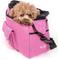 Show in main carousel: Pet Life Airline Approved Fashion Back-Supportive Over-The-Shoulder Dog Carrier, Pink slide 1 of 4