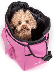 Pet Life Airline Approved Fashion Back-Supportive Over-The-Shoulder Dog Carrier, Pink slide 2 of 4