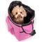 Show in main carousel: Pet Life Airline Approved Fashion Back-Supportive Over-The-Shoulder Dog Carrier, Pink slide 2 of 4