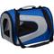 Show in main carousel: Pet Life Airline Approved Folding Zippered Sporty Mesh Dog Carrier, Blue & Grey, Medium slide 3 of 10