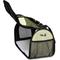 Show in main carousel: Pet Life Airline Approved Folding Zippered Sporty Mesh Dog Carrier, Green & Khaki, Large slide 3 of 6