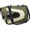 Show in main carousel: Pet Life Airline Approved Folding Zippered Sporty Mesh Dog Carrier, Green & Khaki, Medium slide 2 of 6