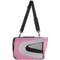 Show in main carousel: Pet Life Airline Approved Folding Zippered Sporty Mesh Dog Carrier, Pink & Cream, Large slide 6 of 10
