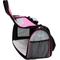 Show in main carousel: Pet Life Airline Approved Folding Zippered Sporty Mesh Dog Carrier, Pink & Cream, Large slide 10 of 10